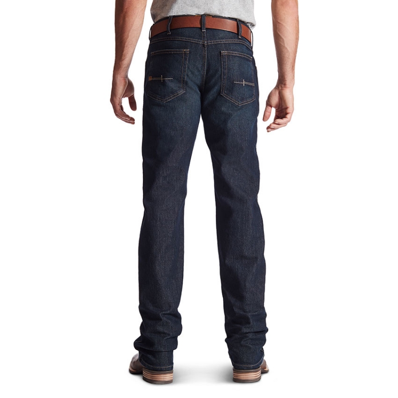 Ariat M5 Edge Slim Fit Stackable Straight Leg DuraStretchâ„¢ Rebar Jean - Blackstone